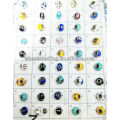 Perle trésors perles de verre avec des couleurs mixtes LS-136